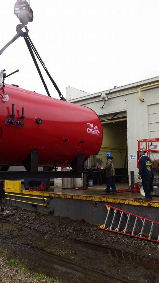 IMS removes 45000 pound boiler