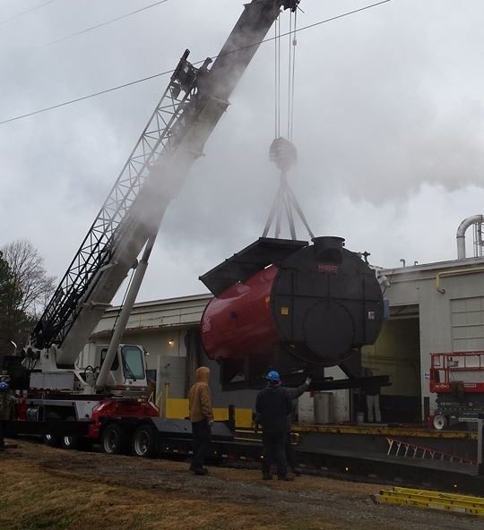 IMS removes 45000 pound boiler