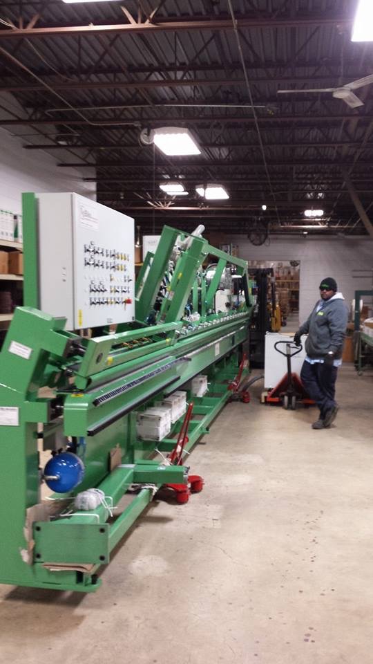 IMS installs 40 foot sanding machine