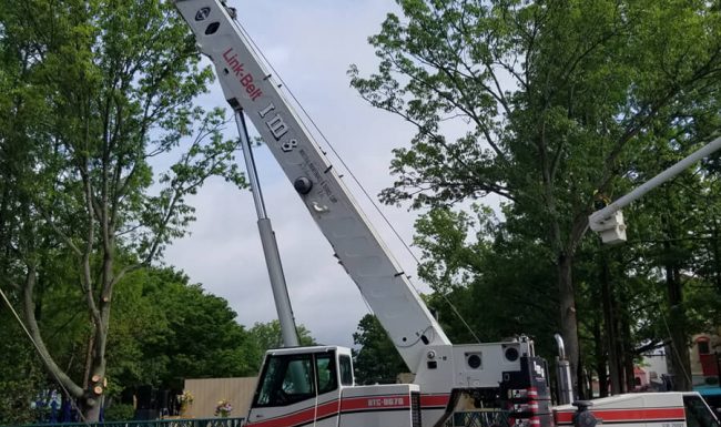 Crane Services at King's Dominion, Richmond, VA