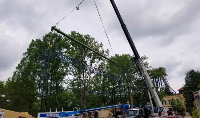 Crane Services at King's Dominion, Richmond, VA